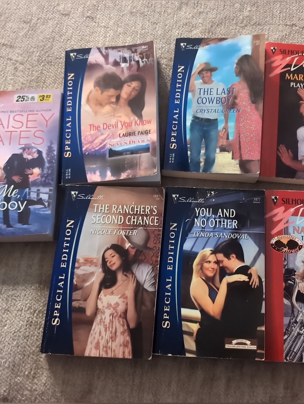 Harlequin & Silhouette Romance Paperback Lot - Assorted Covers 90s To 2018